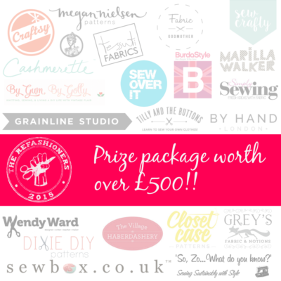 The Refashioners 2015 – Enter to win a HUGE prize package!!!